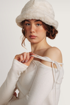 Angel Bowknot Top White