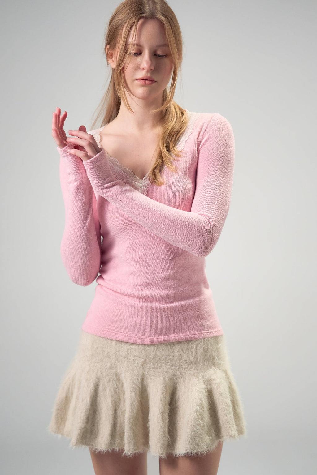 Aprés Knit Top Blush