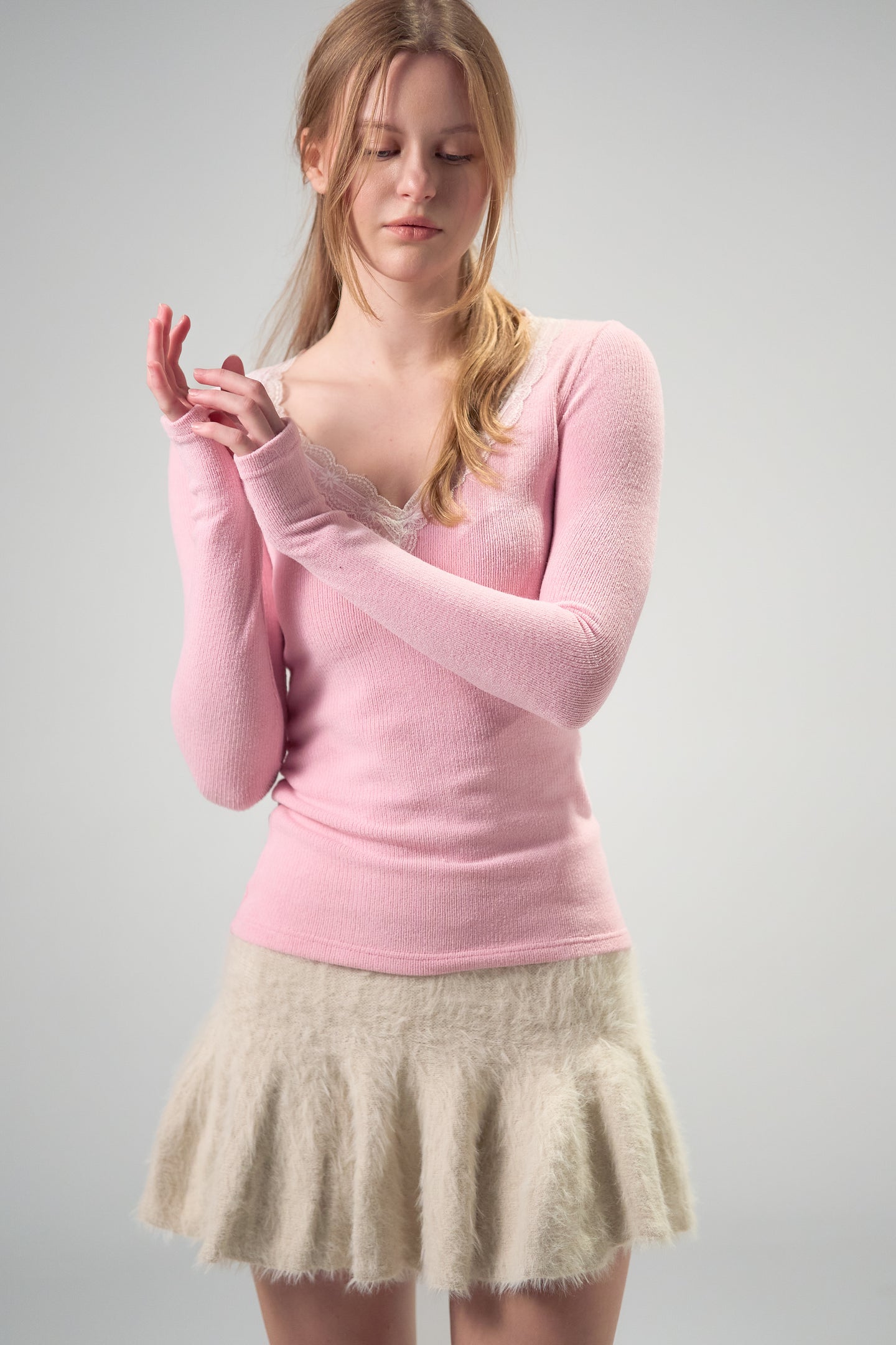 Aprés Knit Top Blush