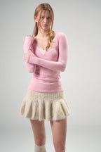 Aprés Knit Top Blush